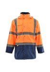 Pomarańczowy odblaskowy + Granatowy