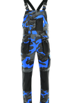 Niebieski Camo + Czarny
