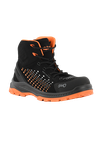 Schwarz + Orange Reflektierend