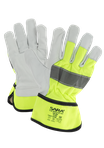 Fluoreszierendes Gelb + Grau