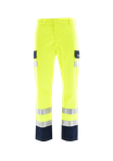 Fluoreszierendes Gelb + Marineblau