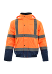 Pomarańczowy odblaskowy + Granatowy