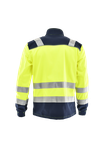 Galben fluorescent + albastru bleumarin