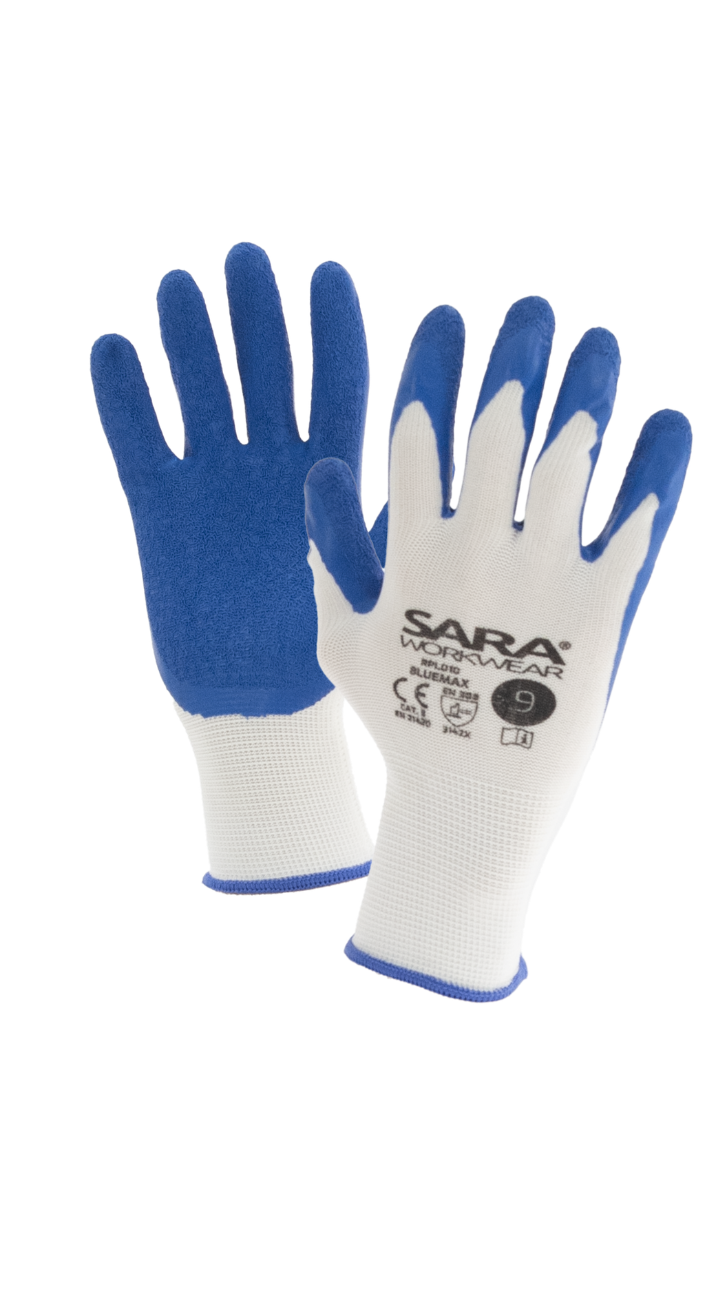 Rękawice powlekane lateksem RPL010 BLUEMAX