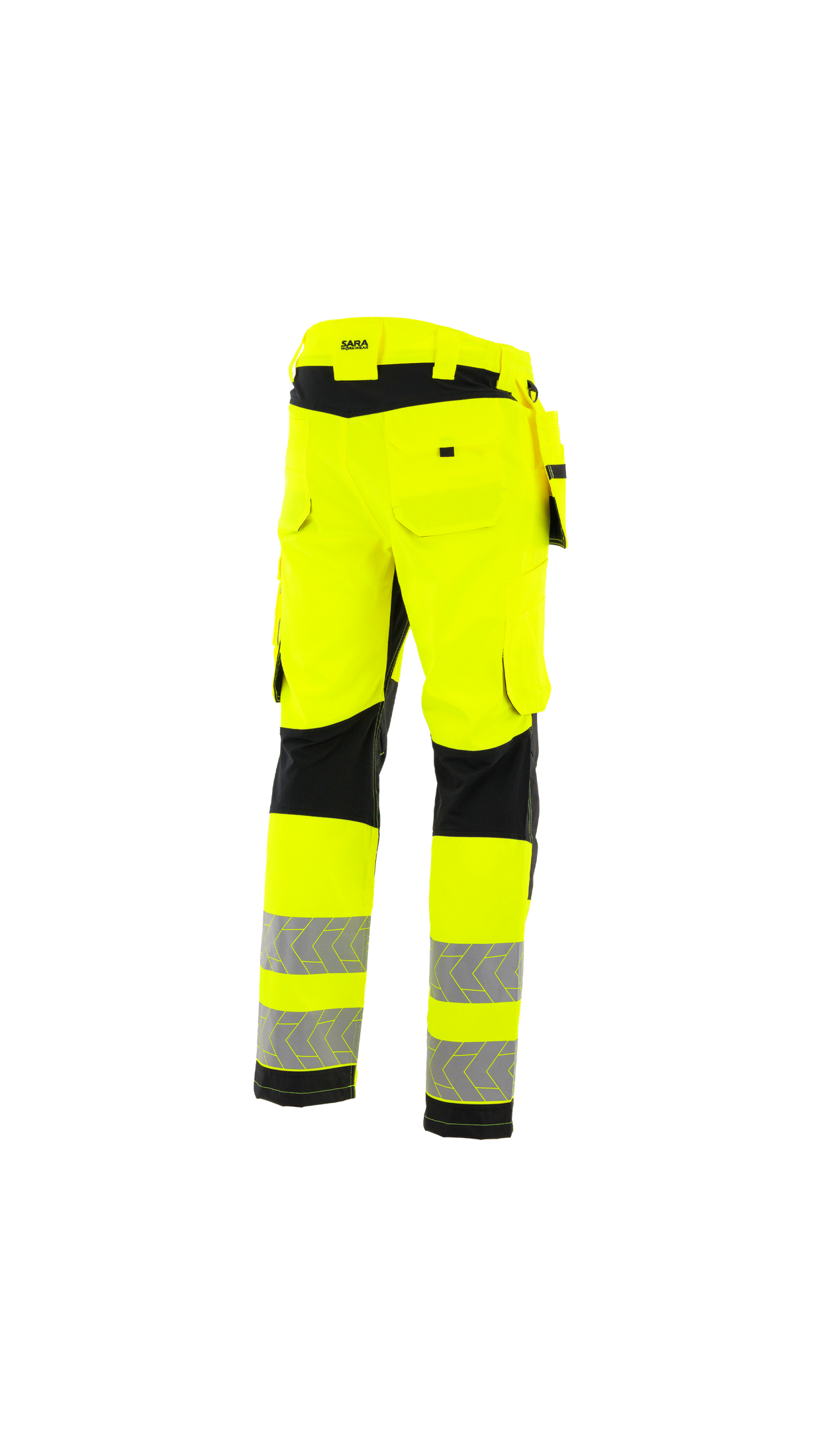 Spodnie do pasa monterskie MONTER HI-VIS