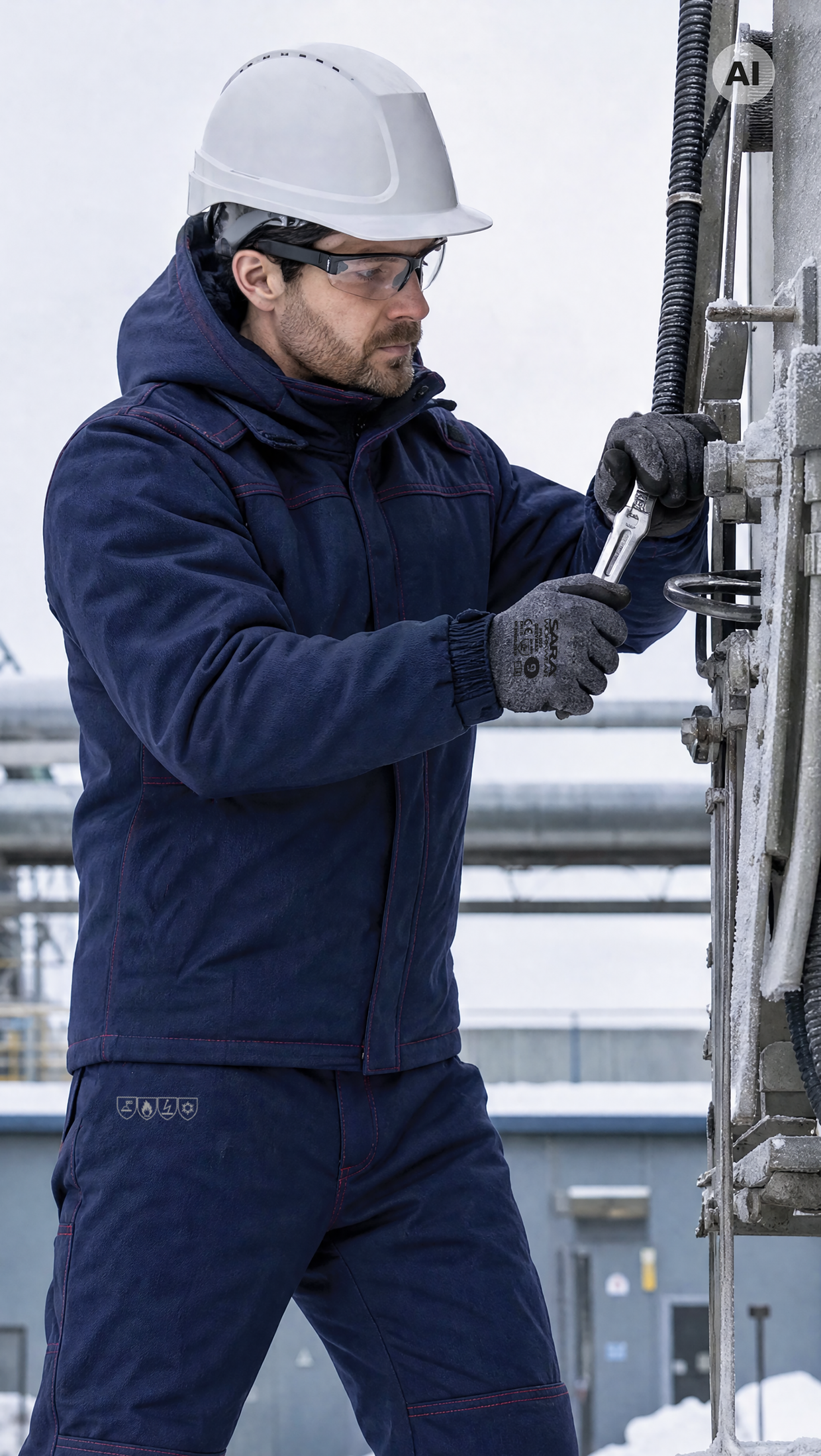 Lange Kälteschutzjacke WULKAN WINTER