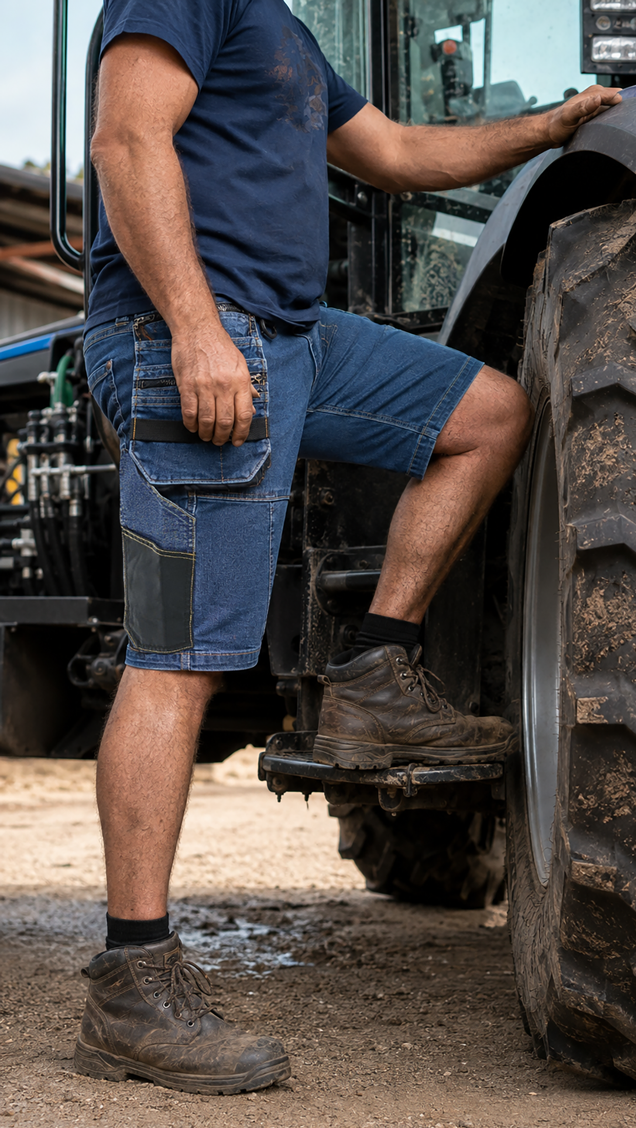 Spodnie krótkie monterskie COYOTE JEANS
