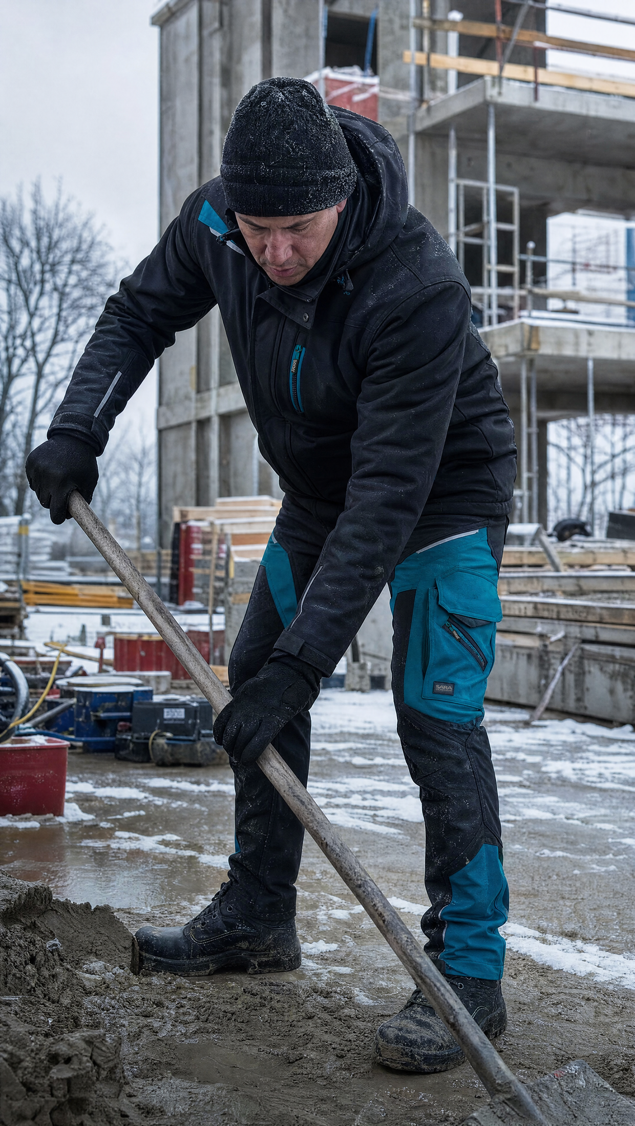 Kurtka długa ocieplana COMFORT WINTER
