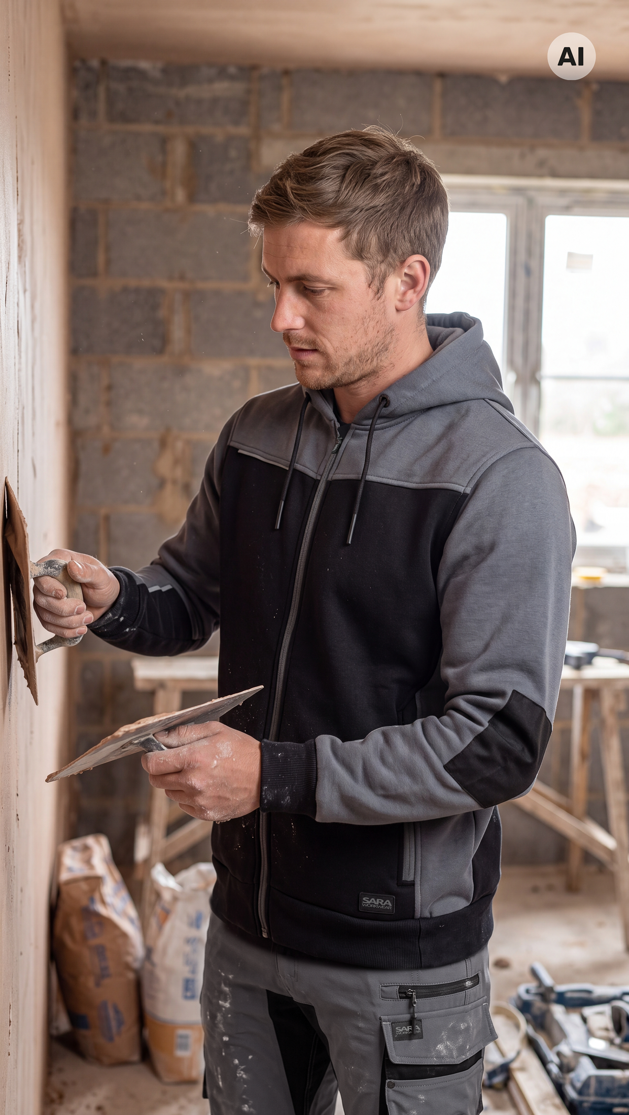Kapuzenjacke mit Reißverschluss COMFORT PLUS