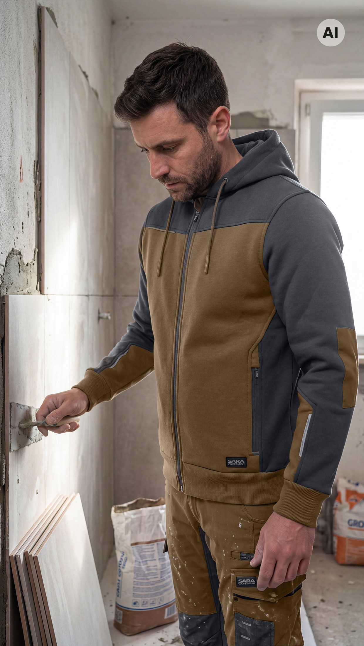 Kapuzenjacke mit Reißverschluss COMFORT PLUS