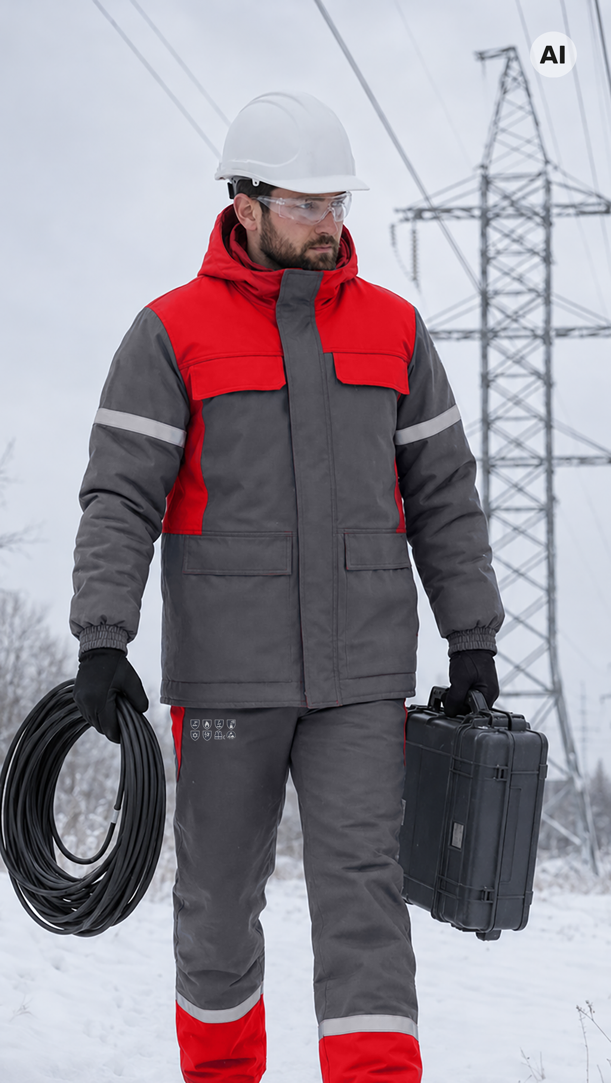 Kurtka długa ciepłochronna GROM 5w1 WINTER