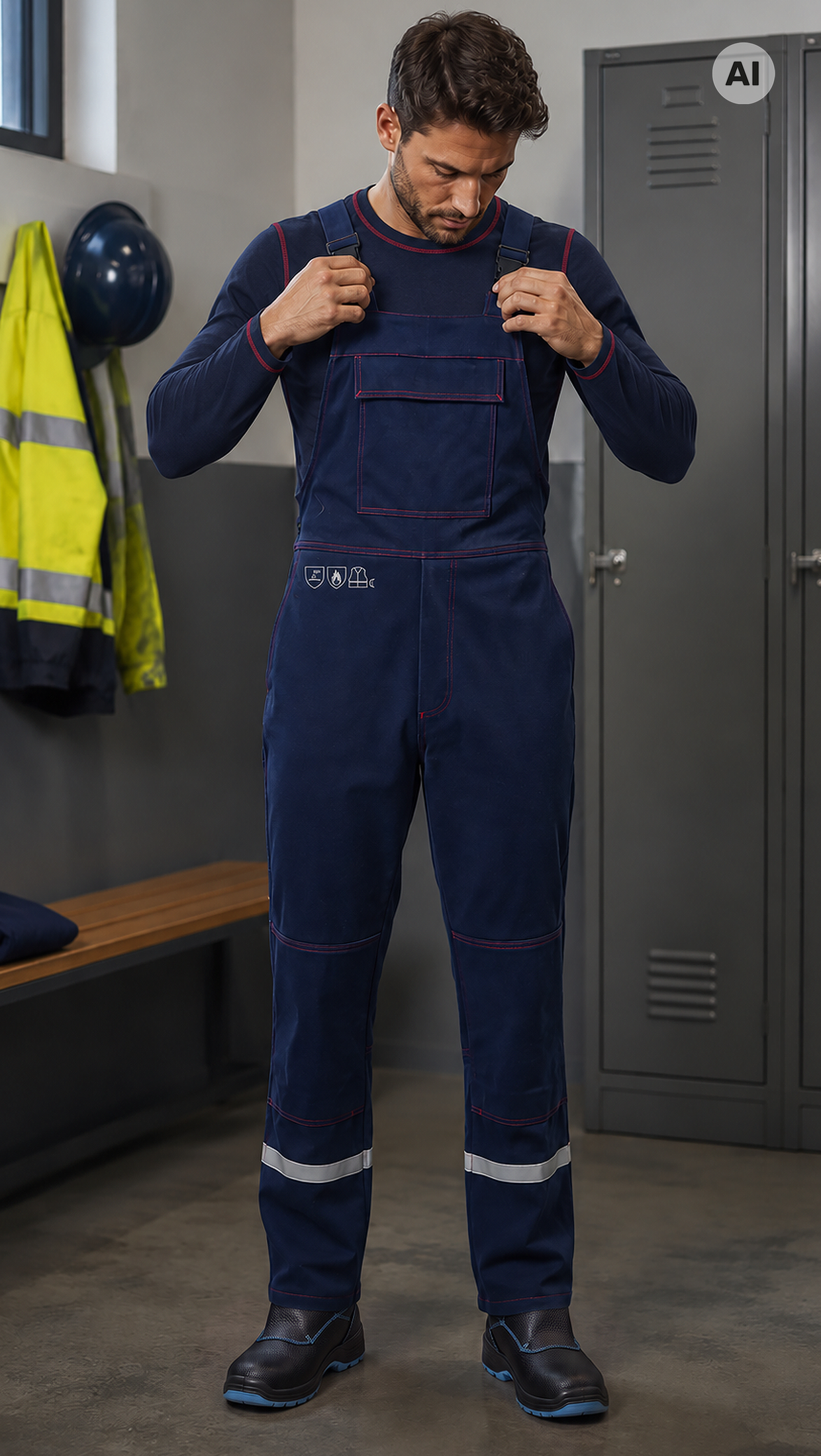 Spodnie ogrodniczki SPAWACZ HEAVY