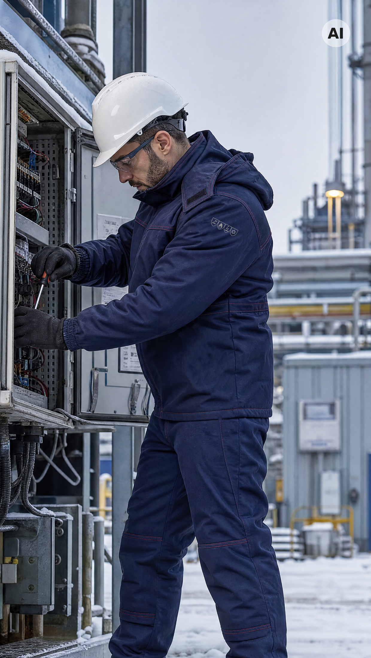 Lange Kälteschutzjacke WULKAN WINTER