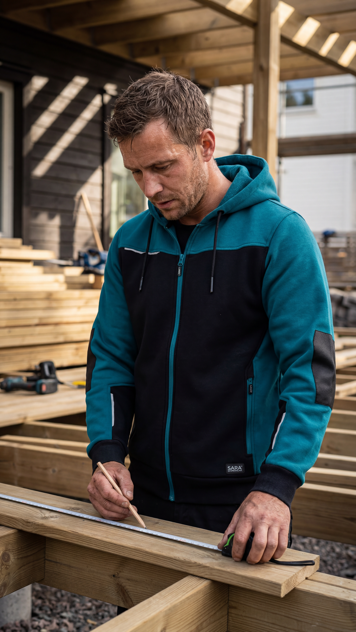 Kapuzenjacke mit Reißverschluss COMFORT PLUS