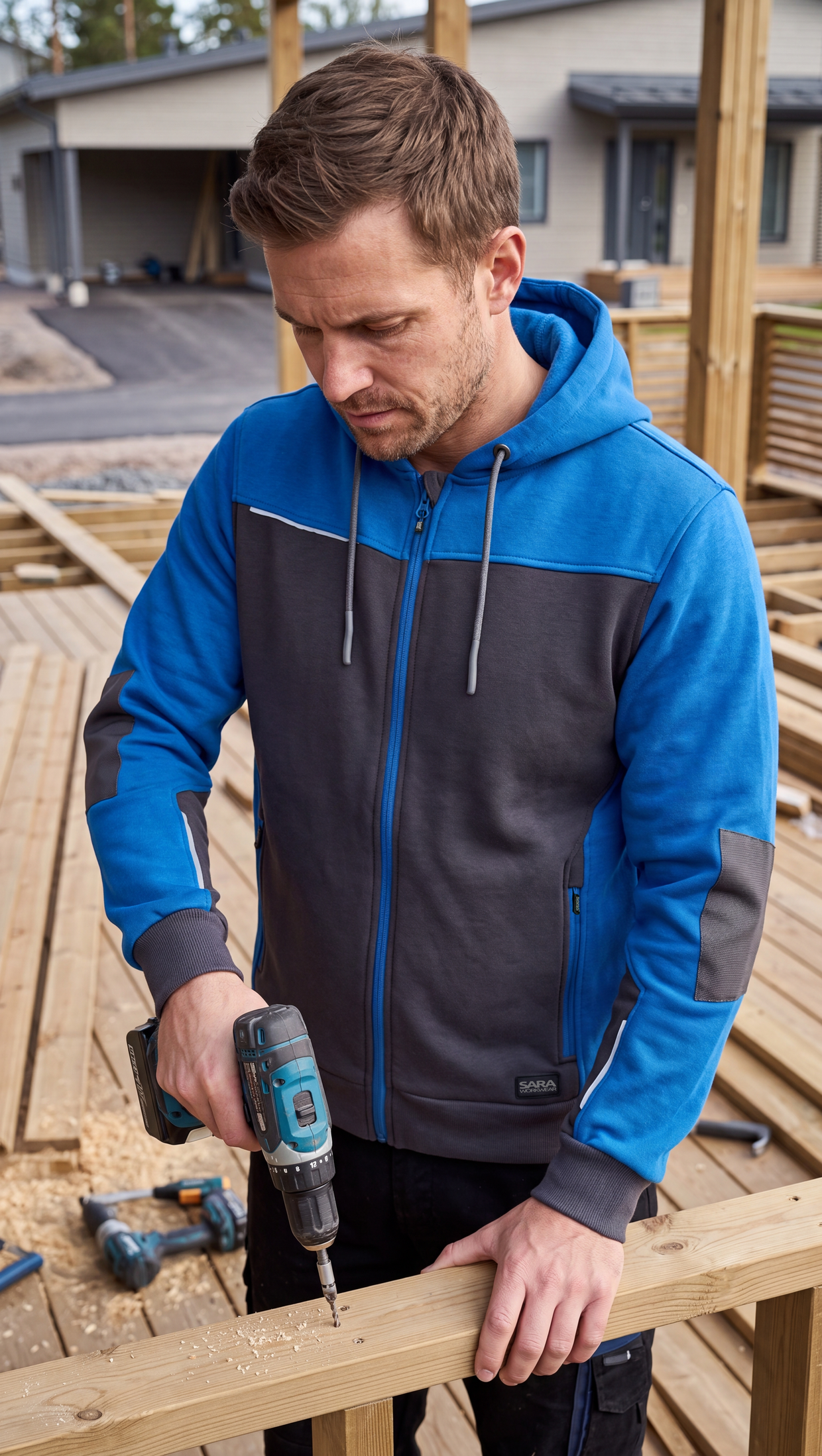 Kapuzenjacke mit Reißverschluss COMFORT PLUS