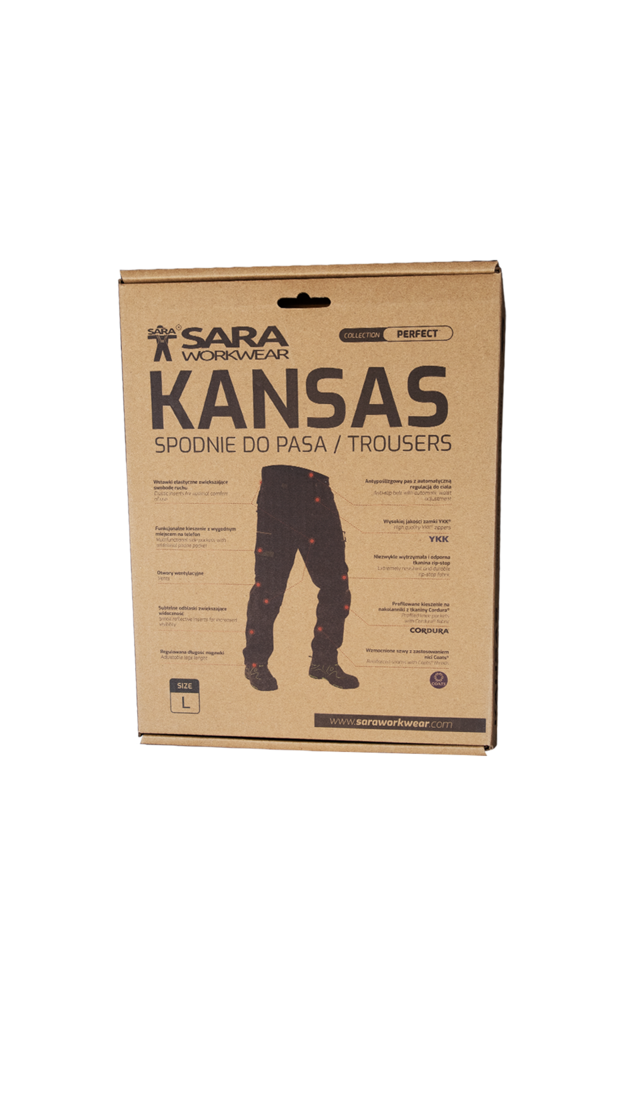Spodnie do pasa KANSAS
