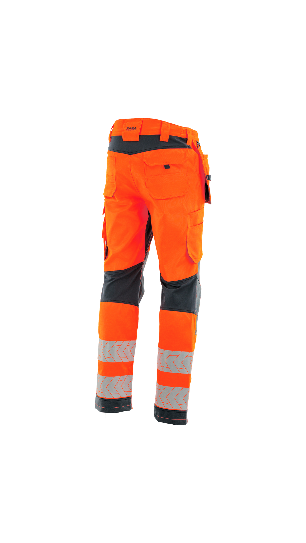 Spodnie do pasa monterskie MONTER HI-VIS