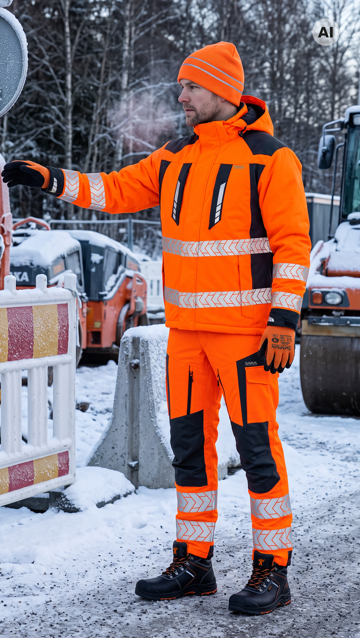 Spodnie do pasa ocieplane DROGOWIEC COMFORT WINTER
