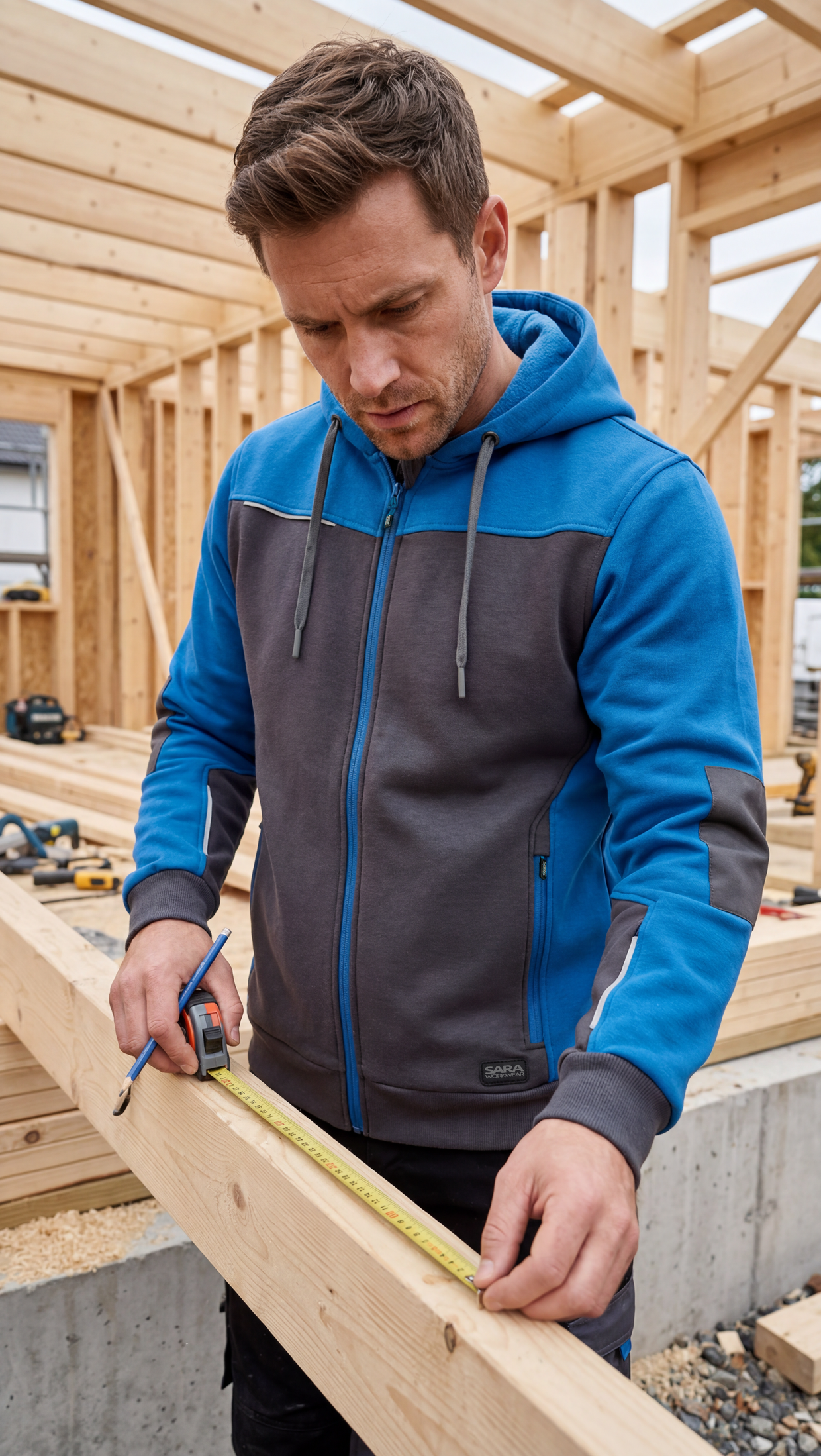 Kapuzenjacke mit Reißverschluss COMFORT PLUS