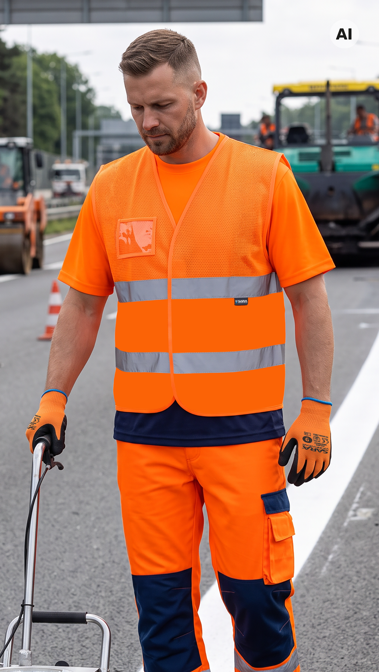 Weste mit ID-Tasche DROGOWIEC
