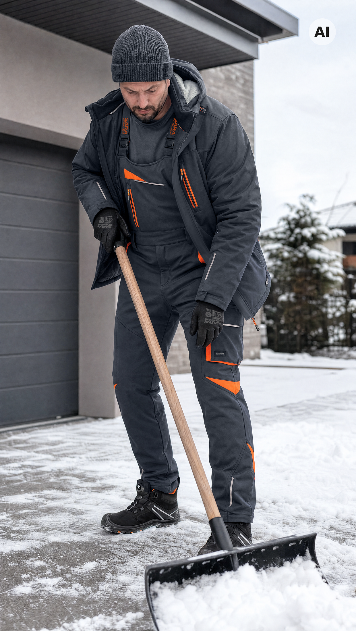 Gefütterte Latzhose COMFORT WINTER