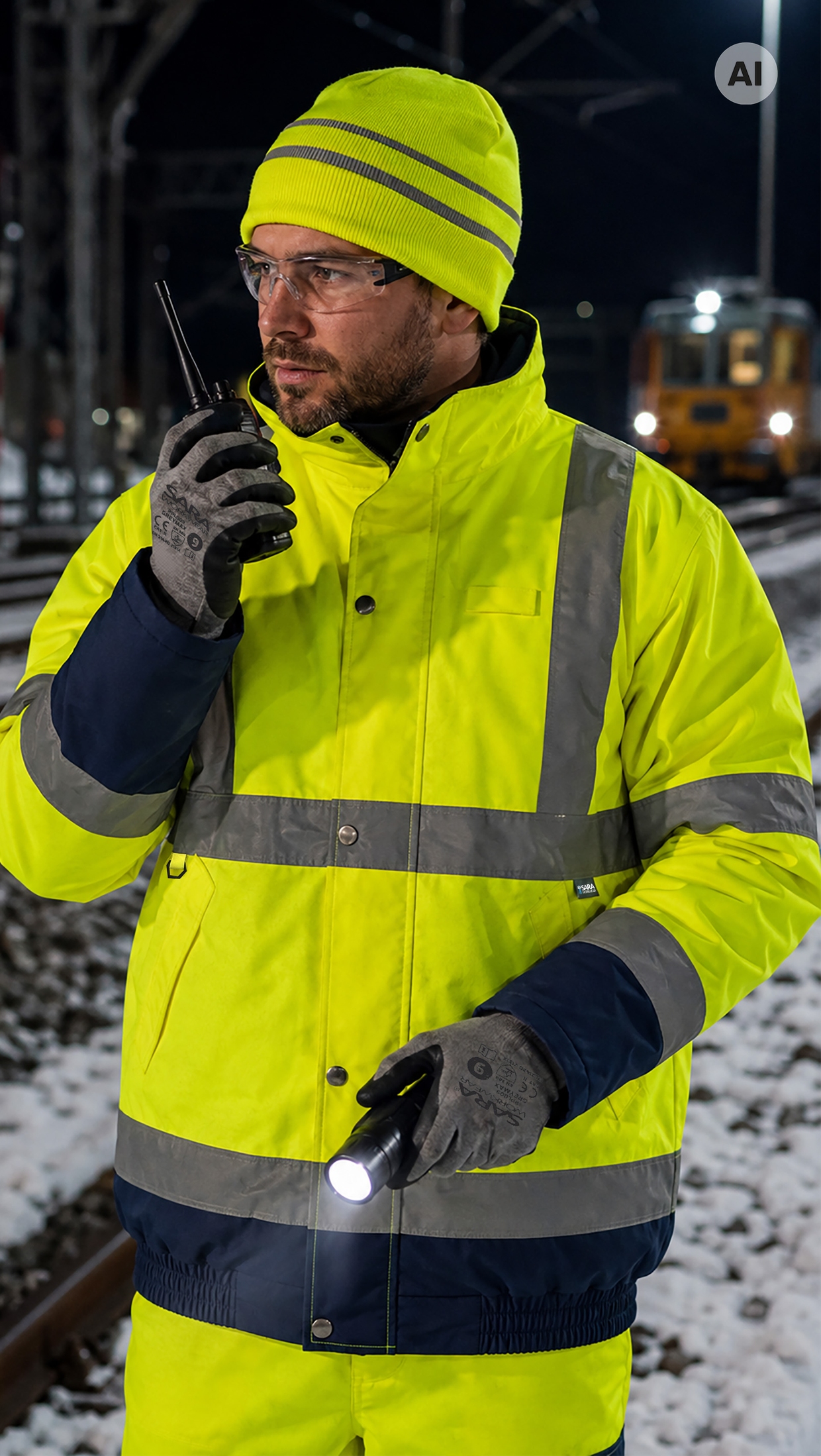 Kurtka krótka ocieplana DROGOWIEC WINTER