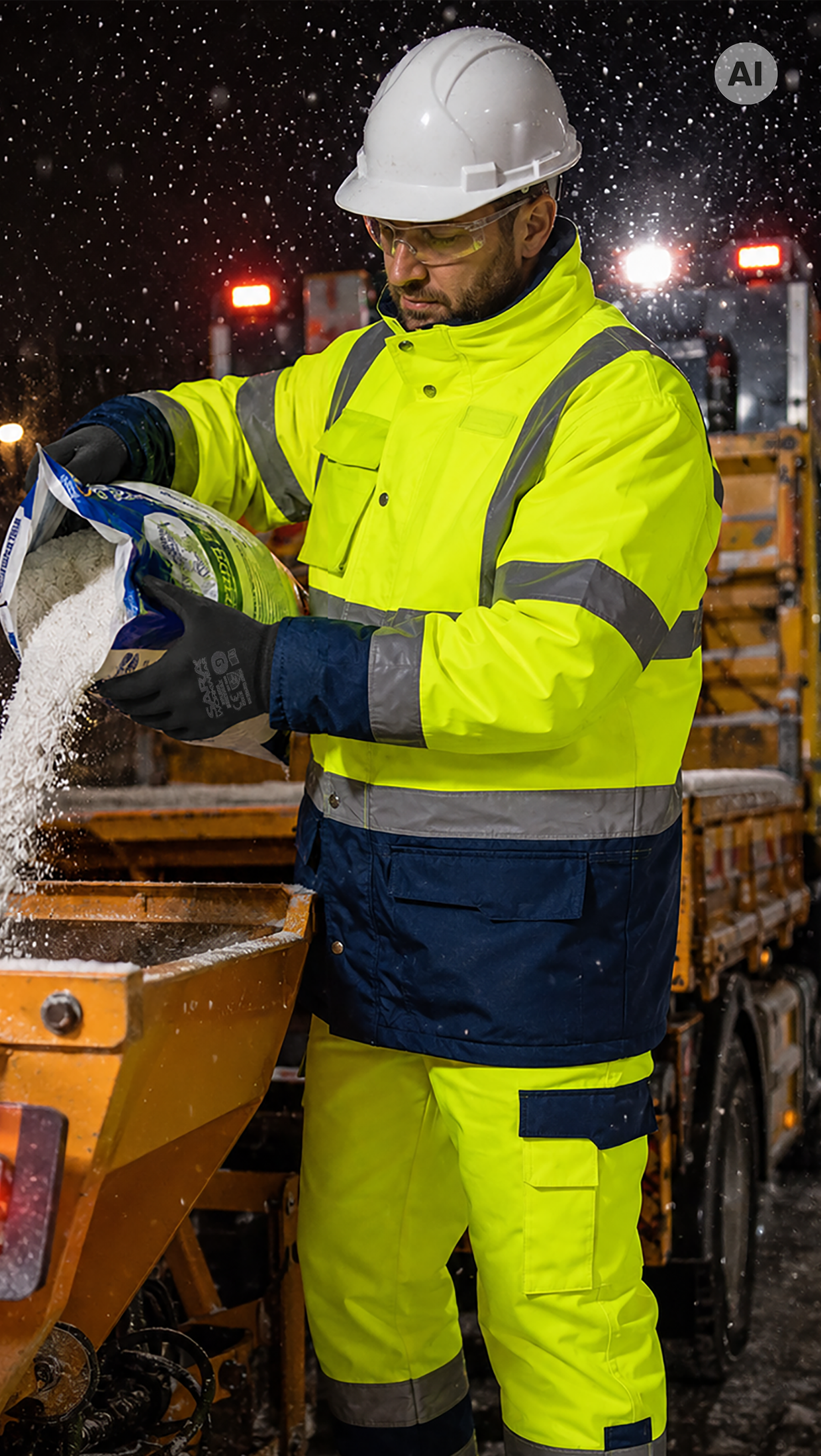 Kurtka długa ocieplana DROGOWIEC WINTER