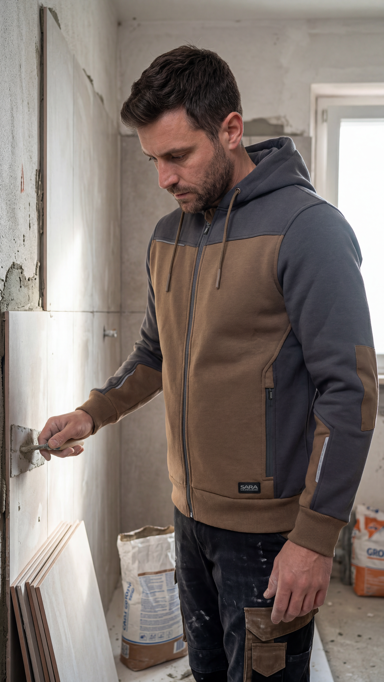 Kapuzenjacke mit Reißverschluss COMFORT PLUS