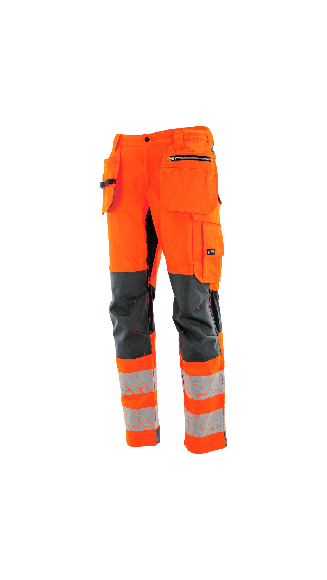 Spodnie do pasa monterskie MONTER HI-VIS