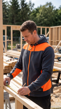 Kapuzenjacke mit Reißverschluss COMFORT PLUS