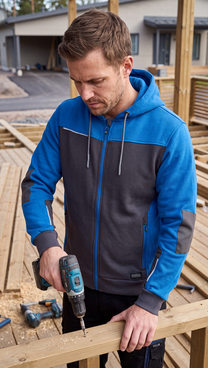 Kapuzenjacke mit Reißverschluss COMFORT PLUS