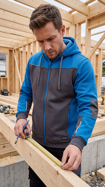 Kapuzenjacke mit Reißverschluss COMFORT PLUS