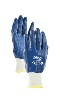 Rękawice powlekane nitrylem RPN003 NITRIL BLUE