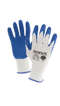Rękawice powlekane lateksem RPL010 BLUEMAX