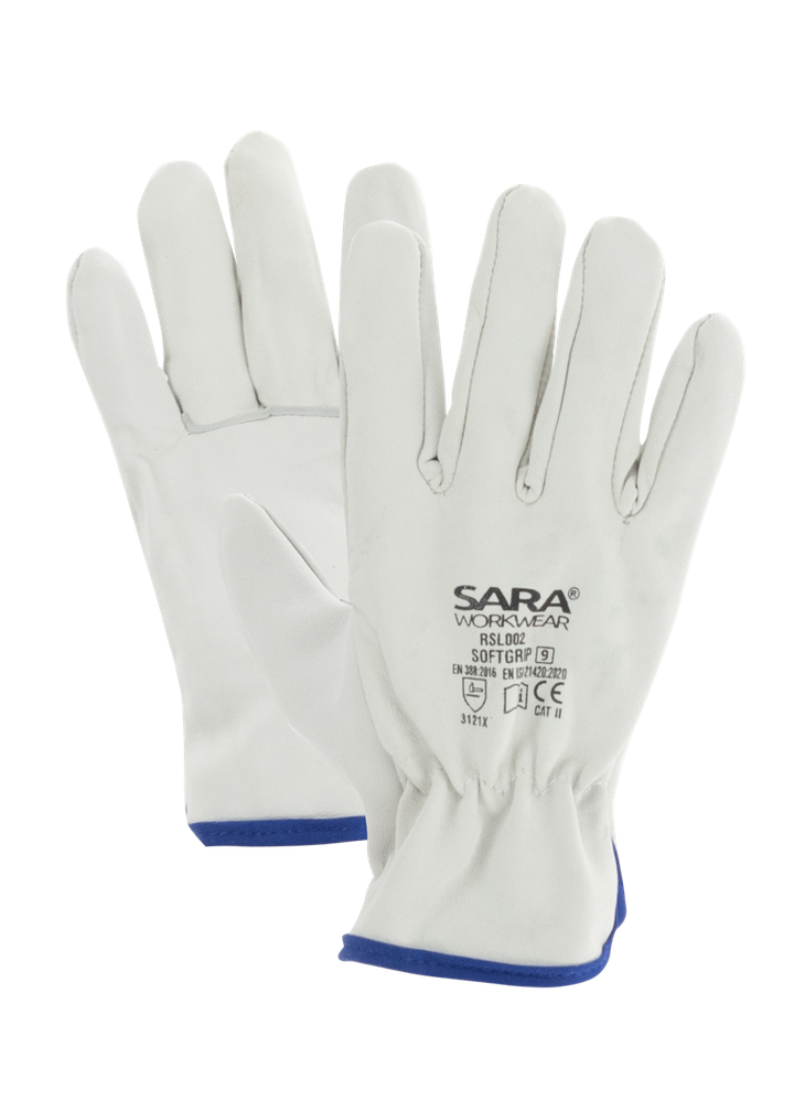 Rękawice ze skóry licowej RSL002 SOFTGRIP