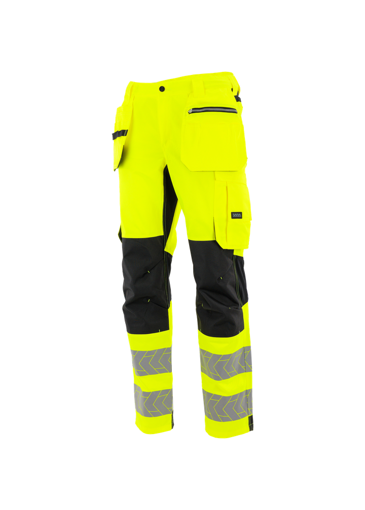Spodnie do pasa monterskie MONTER HI-VIS