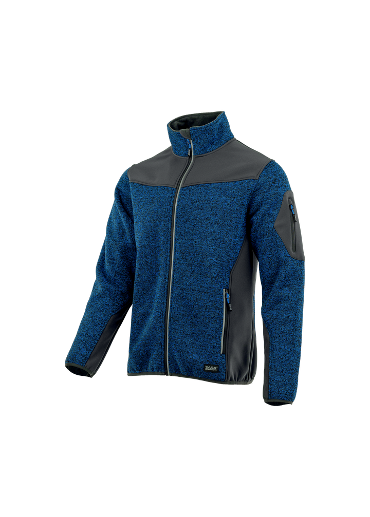 Bluza melanżowa dzianinowa COMFORT PLUS